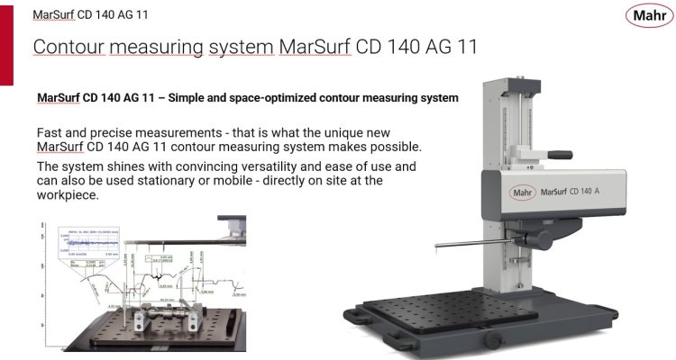 Máy đo biên dạng Mahr MarSurf CD 140 AG- PS10 hãng Mahr- giá tốt