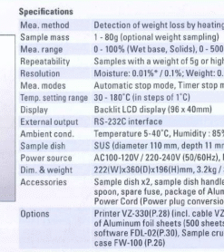 CÂN SẤY ẨM HỒNG NGOẠI FD-660/FD-720/FD-800 KETT 